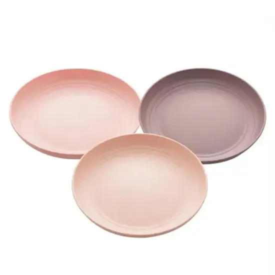 Prato de Bambu e Polipropileno Raso Lyor 27cm