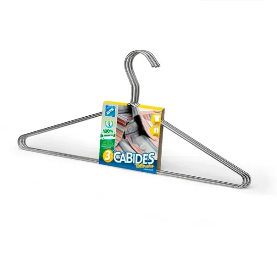 Conjunto Com 3 Cabide Tintureiro