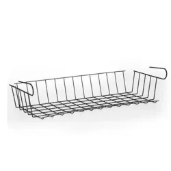 Cesto Prateleira Black Life de EnCaixar Arthi Organiza 37cm